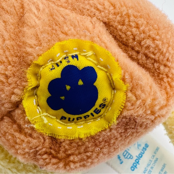 Hush Puppies Basset Hound Soft Stuffed Plush Puppy Dog 6” Beanbag Applause - Picture 5 of 12